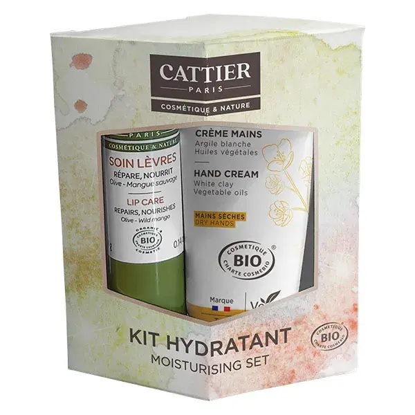 Duo Hidratante Orgânico para Mãos e Lábios Cattier