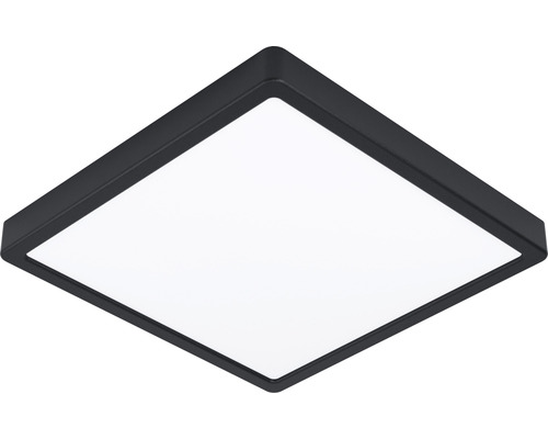 LED buitenplafondlamp 20,5W 2400 lm 3000K 28,5x28,5 cm zwart