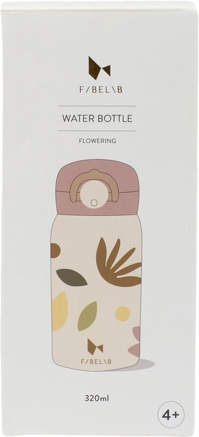 Fabelab Water Bottle - Flowering Whisper white