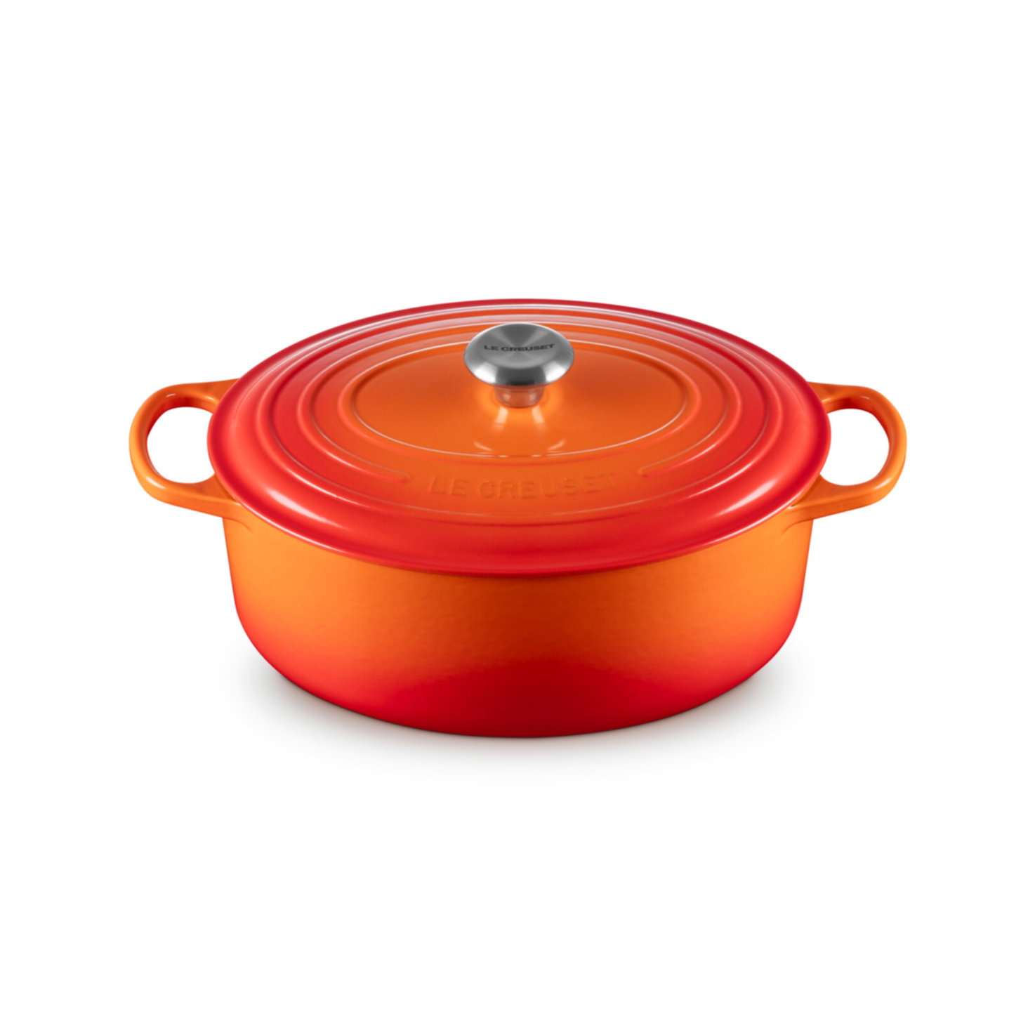Le Creuset Bräter oval Signature rot 6.3L 31cm