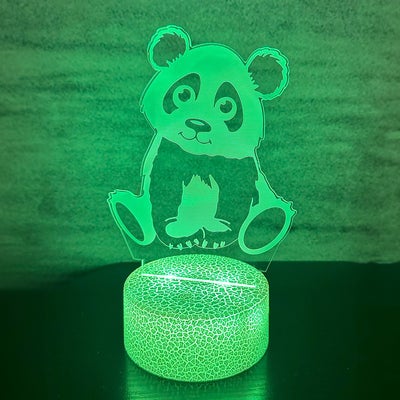 Powerpal 3D Nattlampe Panda