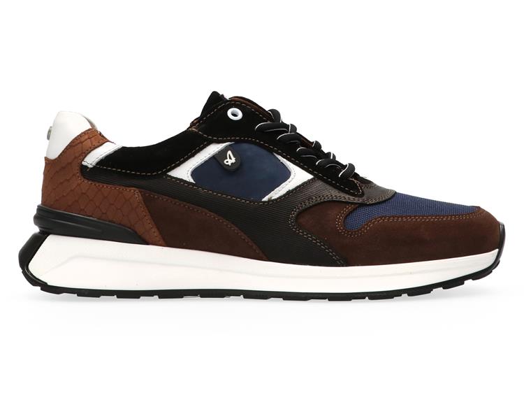 Australian Footwear Kyoto SKQ Blauw Zwart Combi