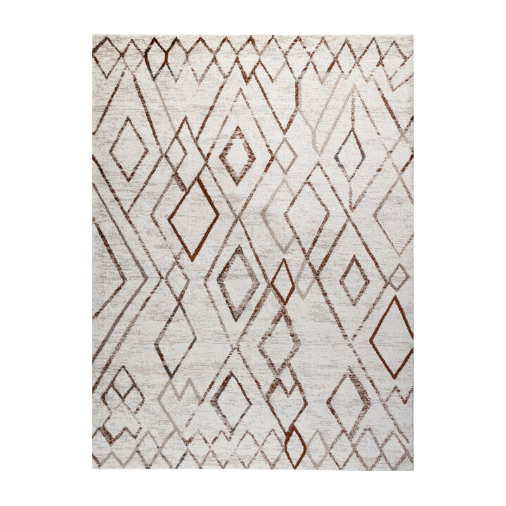 Hoogpolig vloerkleed - Blend Diamond Terra