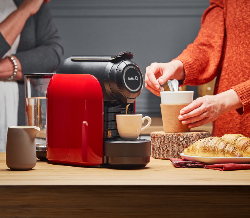 MÁQUINA DE CAFÉ DELTA Q QOOL EVOLUTION VERMELHO