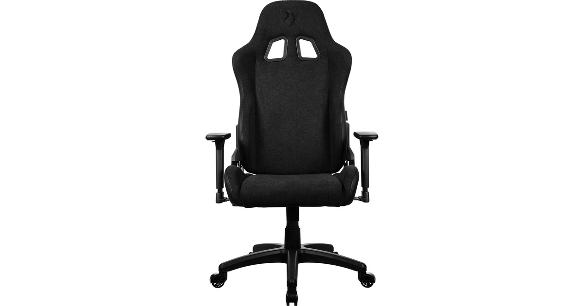 ArozziAvanti Soft Fabric - Pure Black gamestoel  (Zwart)