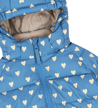 Konges Sløjd Steppjacke - Nuka - Aisuru Blue m. Herzen