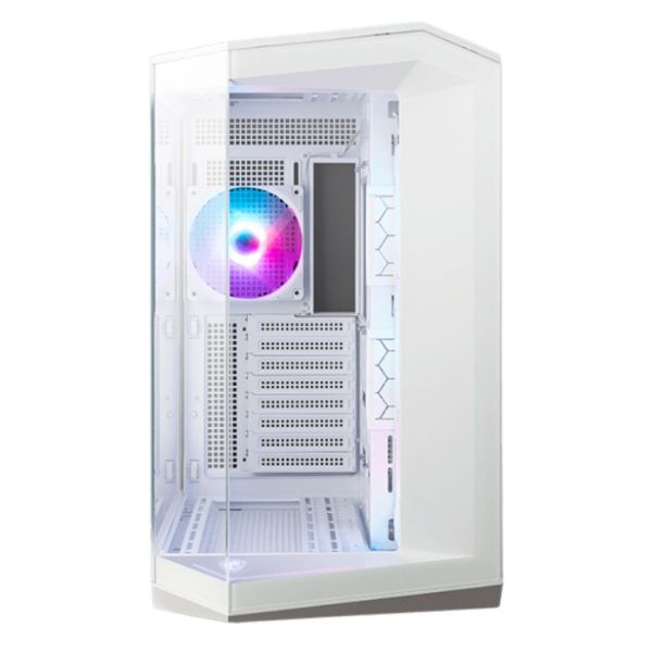 MSI MAG PANO M100R PZ ARGB Semi Torre Vidro Temperado Duplo USB-C Branca