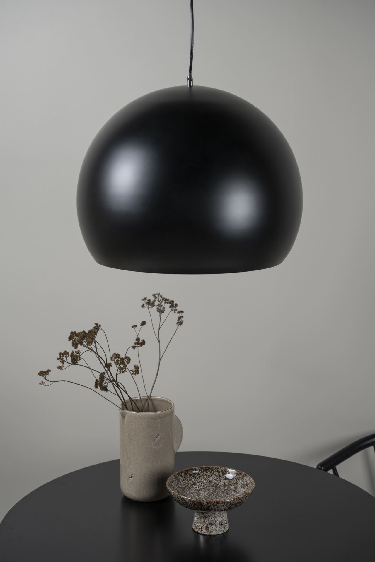 Taklampe svart - 40 cm ø 50