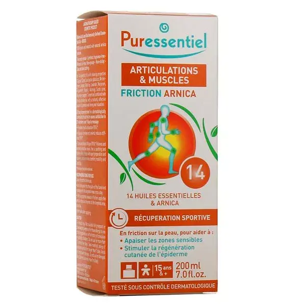 Puressentiel Articulations et Muscles Friction Arnica aux 14 Huiles Essentielles 200ml