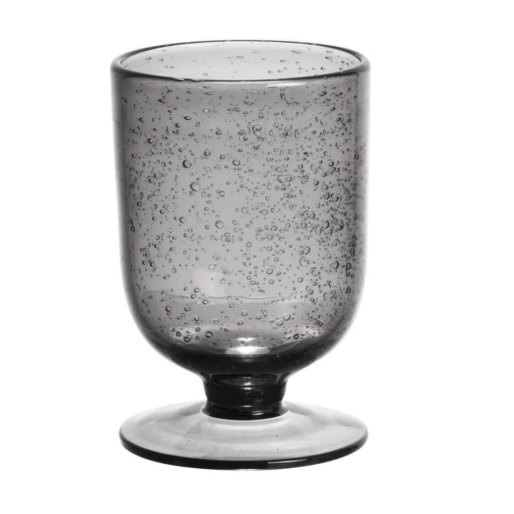 Verre à pied Gordes Bullé 25 cl gris (lot de 6) Table passion