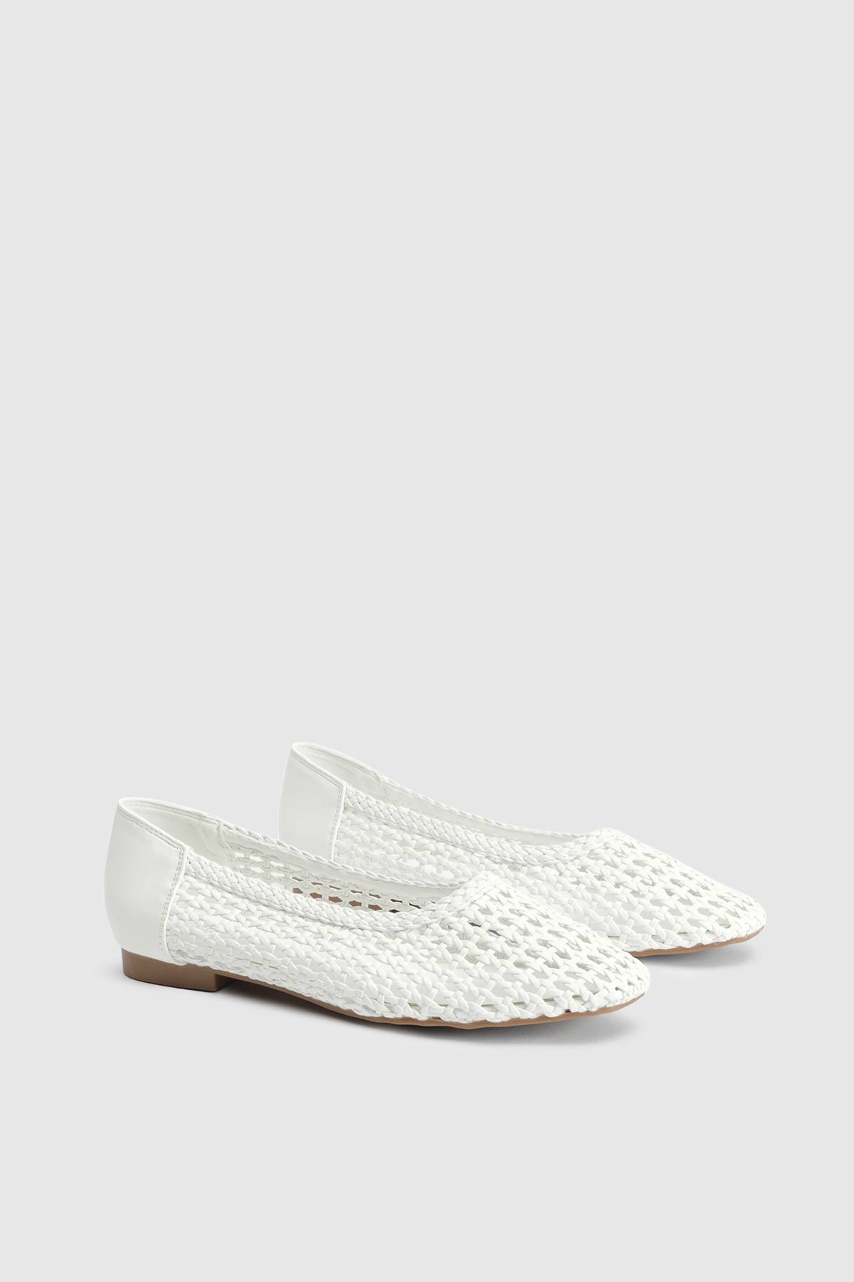 boohoo Ballerines Tressées