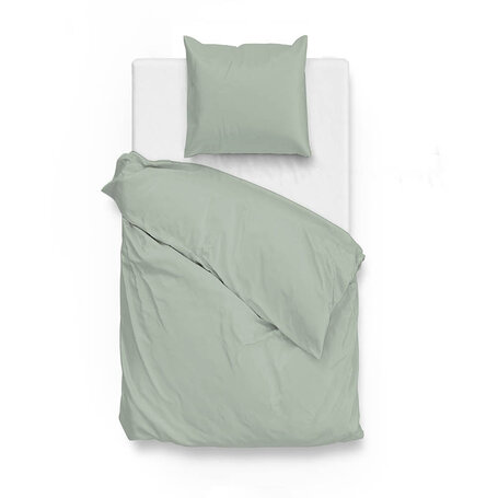 Dekbedovertrek Satinado - Foam Green