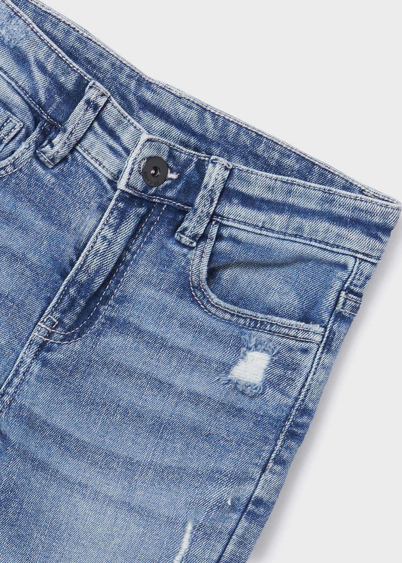 calça jeans desgastada Better Cotton para meninos