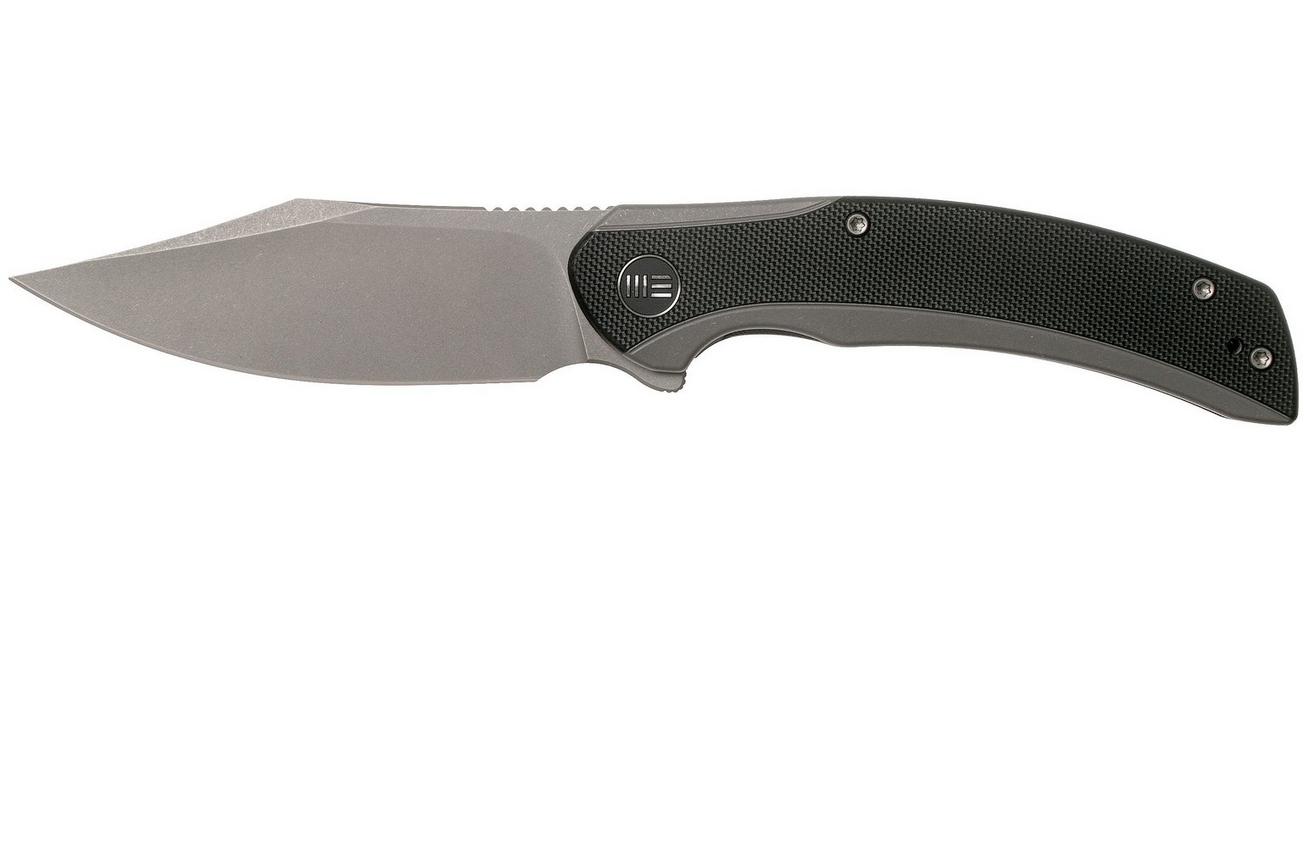 WE Knife Snick WE19022F-1 Stonewashed, Black G10 zakmes