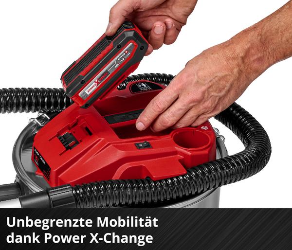 Einhell Akku-Aschesauger TE-AV 18/15 Li C-Solo