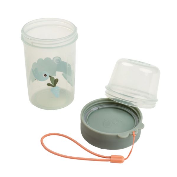 Done By Deer Croco 2-Way Snackbox - Large - Green
