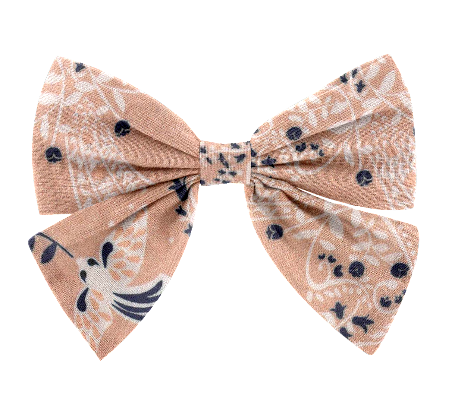 Barrette Noeud Papillon Oiseau Bandana