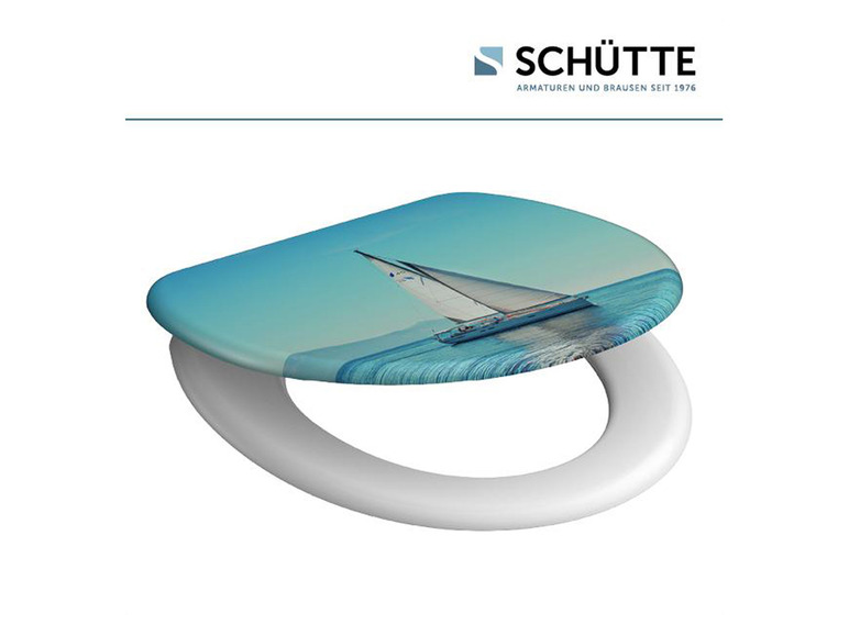 WC zitting duroplast, met soft-close-mechanisme