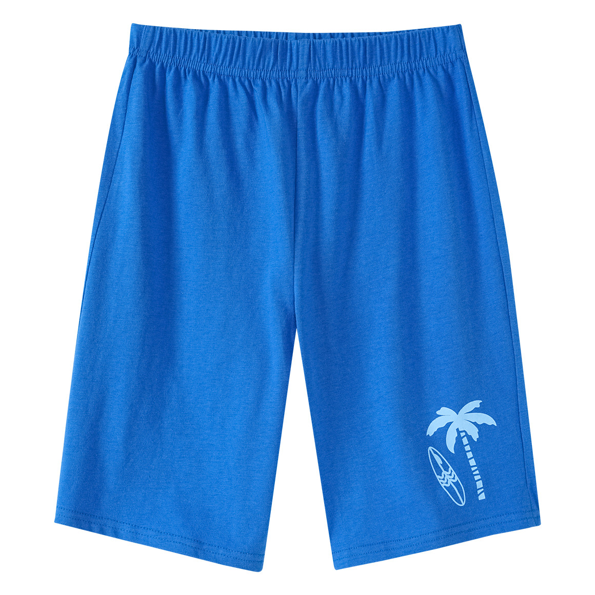 Famy Jungen Shorty mit Allover-Print hellblau / blau