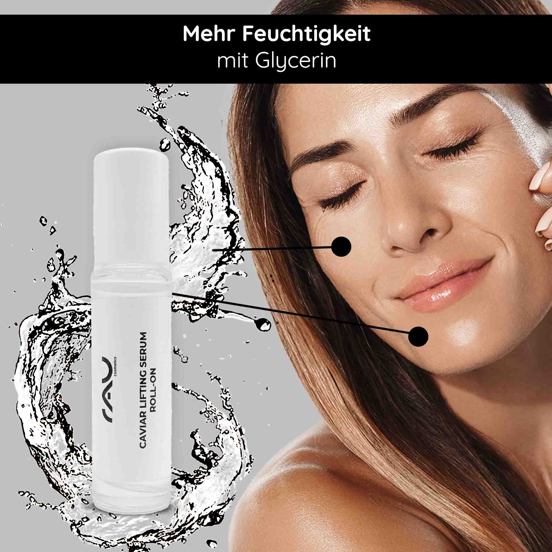 RAU Caviar Lifting Serum Roll-On - Anti-Falten Serum mit reproage