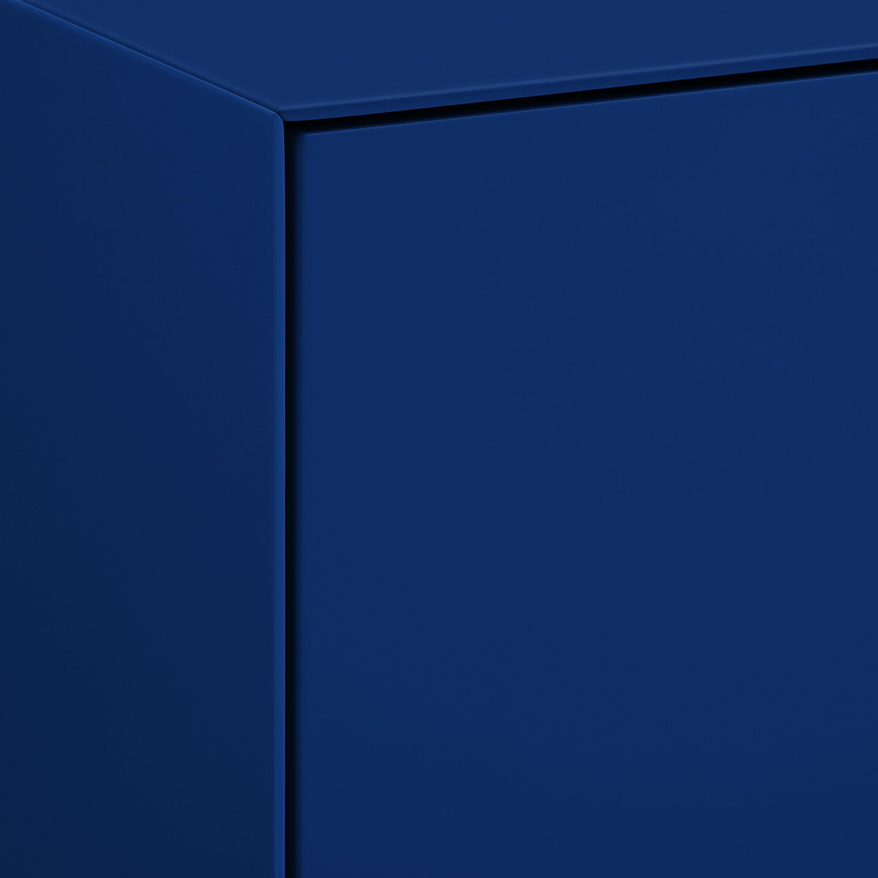 LUX Lowboard - Blau / B: 180.0 cm x T: 46.0 cm x H: 49.5 cm