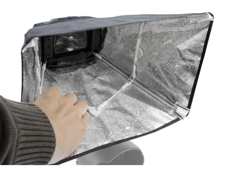 Dörr Blitzdiffusor QFASB-2030 Quick-Fix Aufstecksoftbox für Ausleuchtung