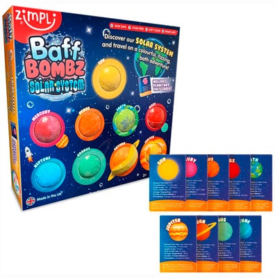 Zimpli Kids Baff Bombz Badebomber Planeter