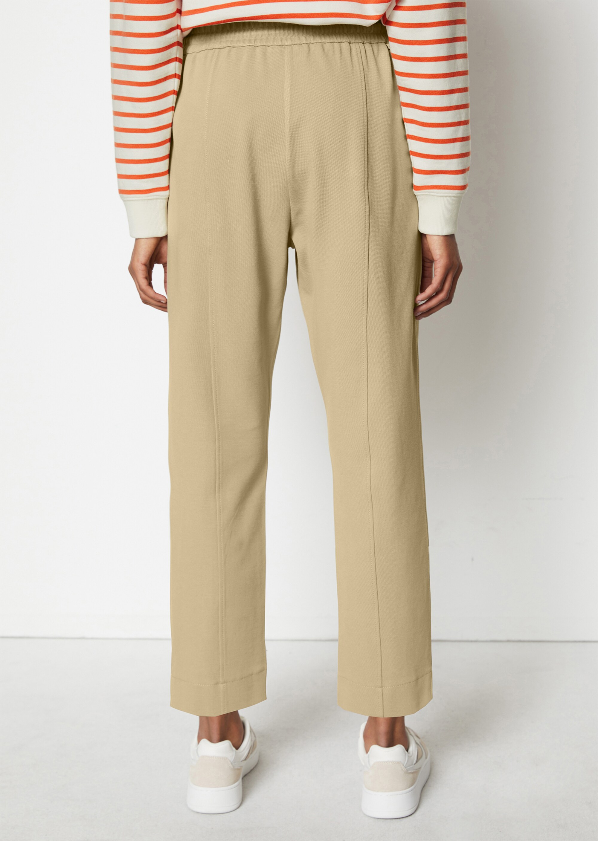 Joggpants slim aus Piqué-Interlock