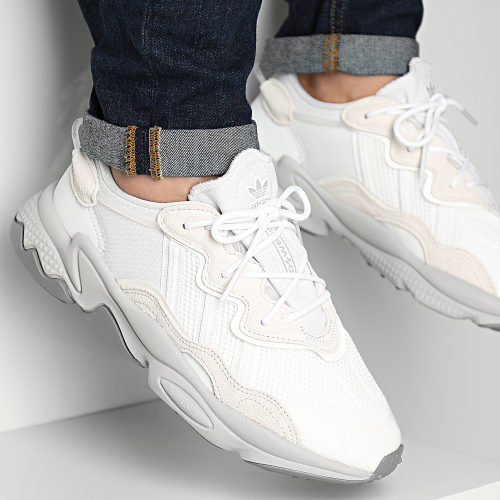 Baskets Ozweego ID9816 Cloud White Crystal White Grey Two