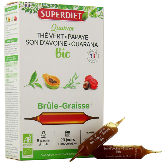 Super Diet Quatuor Brûle Graisse Bio