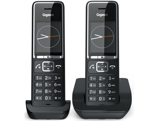 GIGASET - Téléphone sans fil Comfort 550 Duo Black