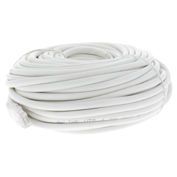 Q-Link UTP kabel CAT5E AWG26 2RJ45 20 meter wit