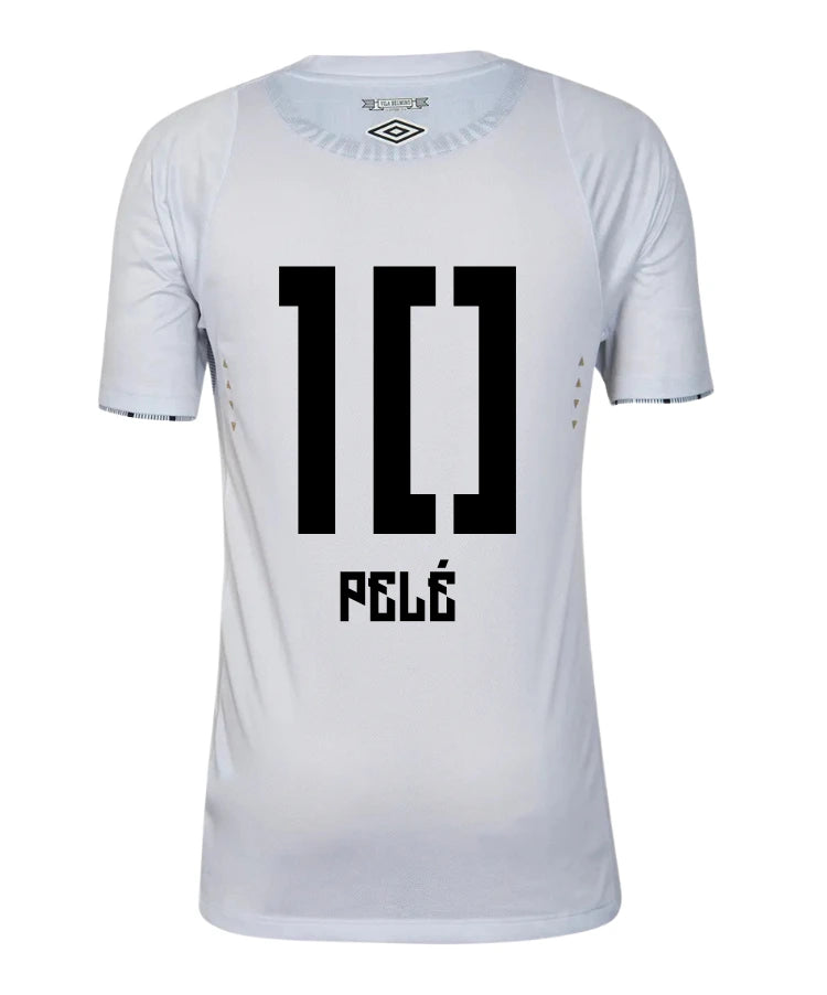 Santos Thuisshirt 2025   Bedrukking Pelé - Voetbalshirt Brazilië