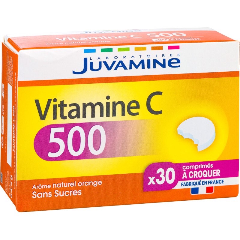 Complément alimentaire Juvamine Vitamine C - Boîte de 30 comprimés