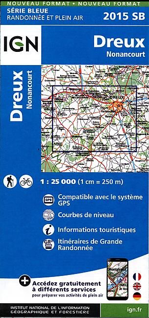 IGN - 2015 SB DREUX 1 25 000