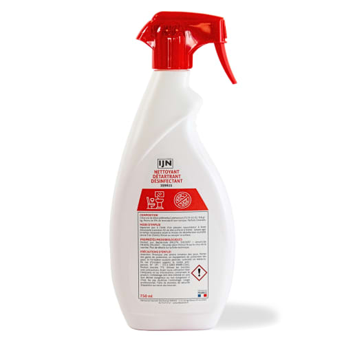 Nettoyant détartrant désinfectant sanitaires IJN pulvérisateur de 750ml