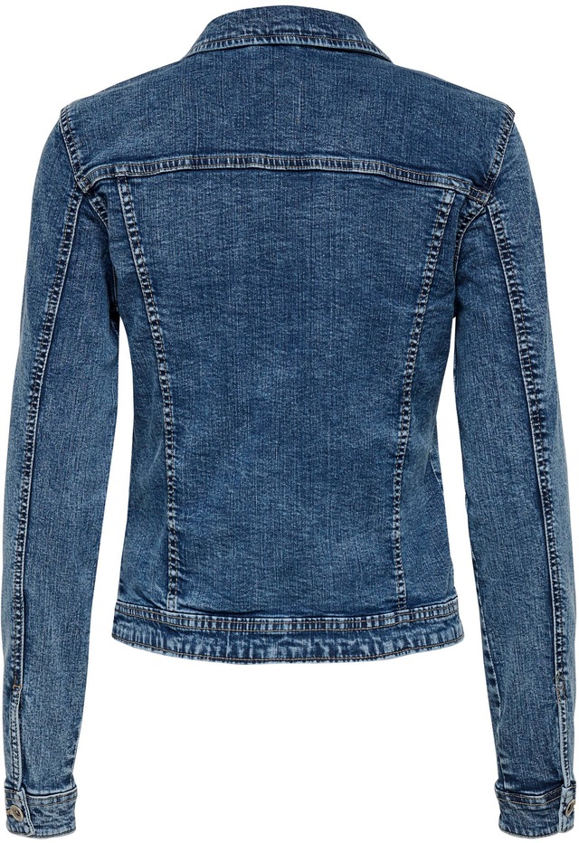 ONLY Jeansjacke »ONLTIA DNM JACKET MB BEX02 NOOS« in leichter Used-Waschung mit Stretch