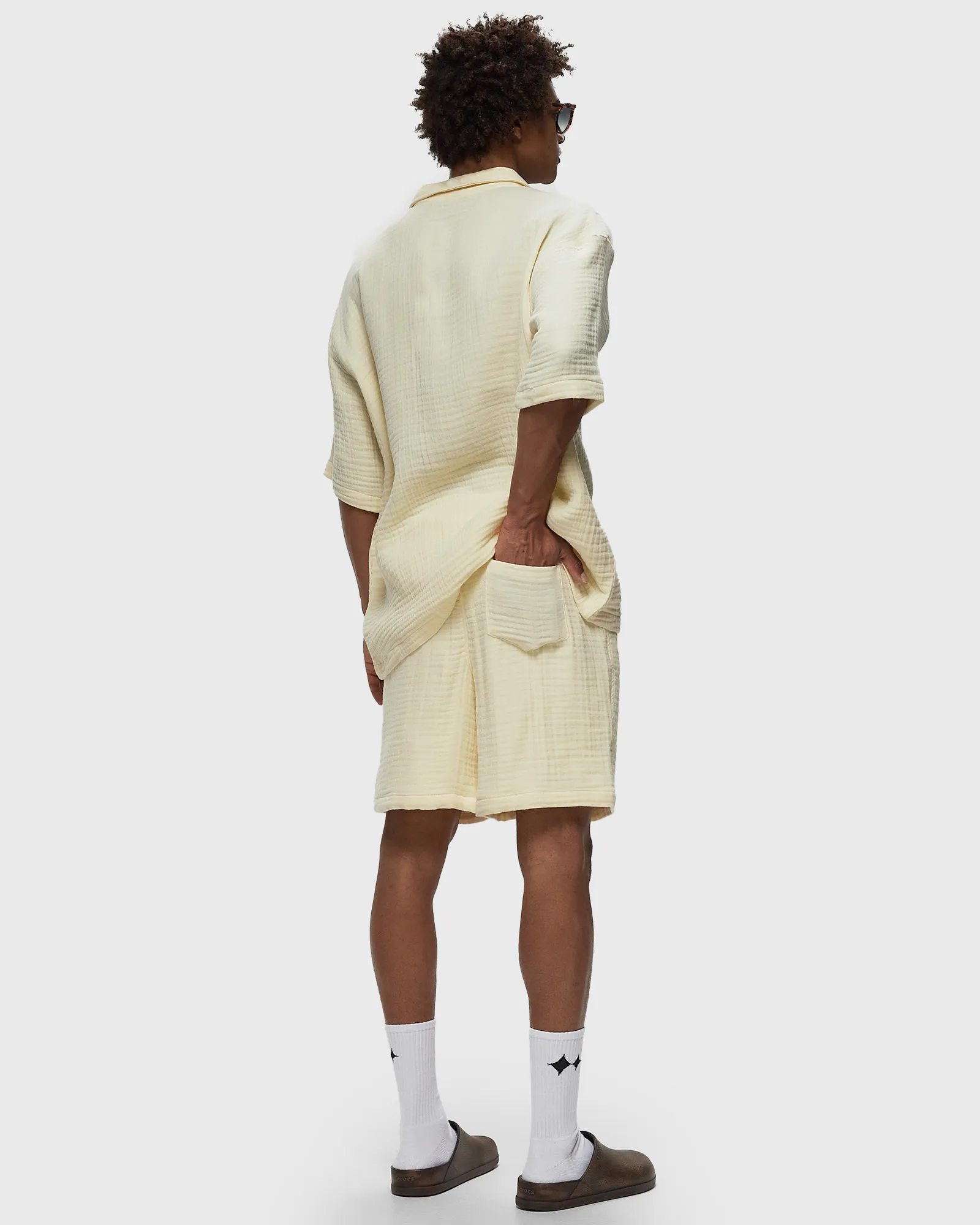 Daily Paper enzi seersucker shorts