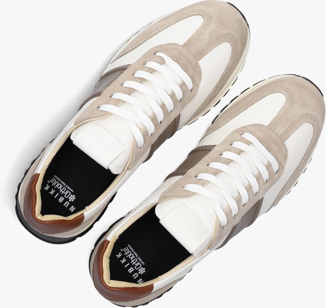 beige nubikk lage sneakers glen hendrix