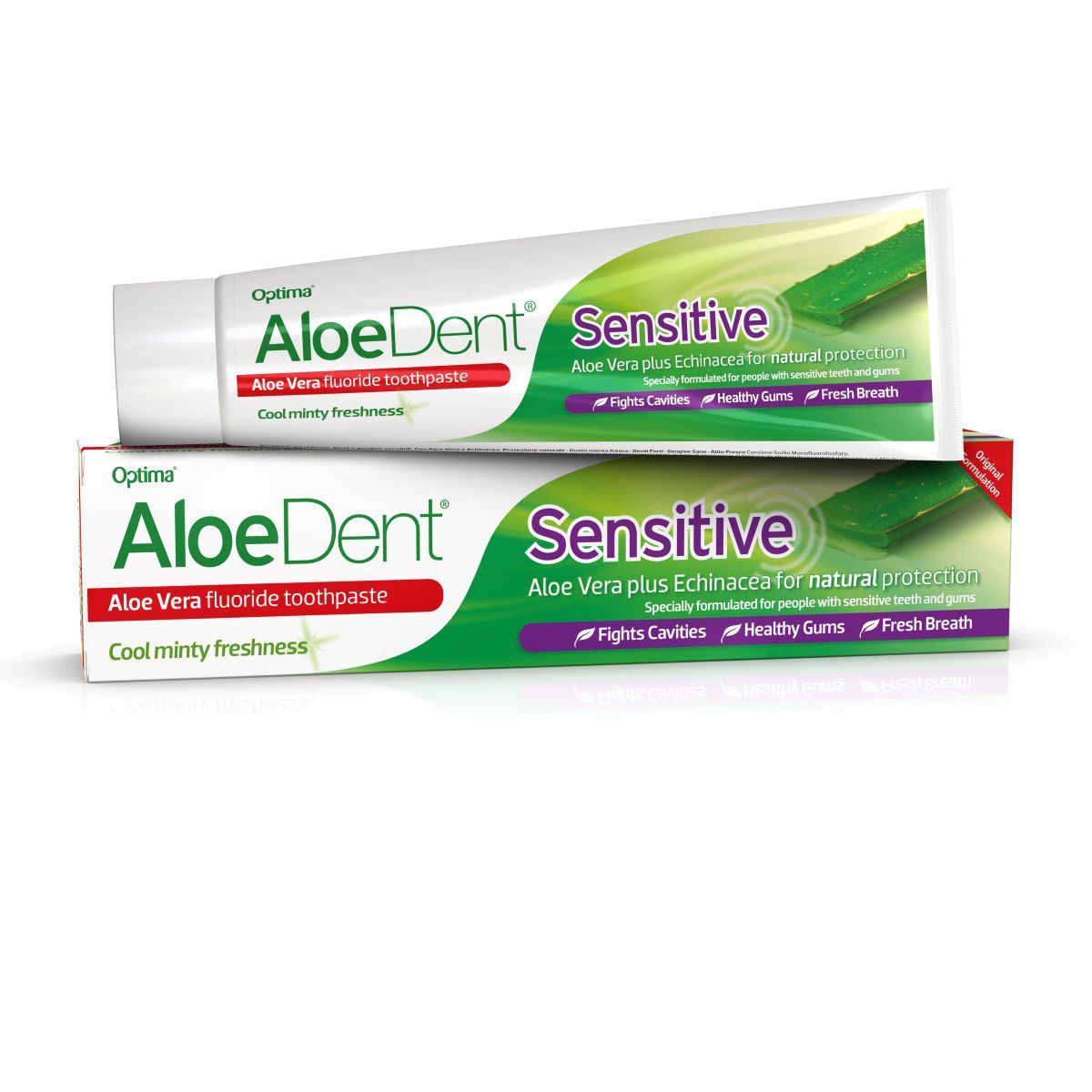 Aloe Dent Tannkrem Sensitive med fluor