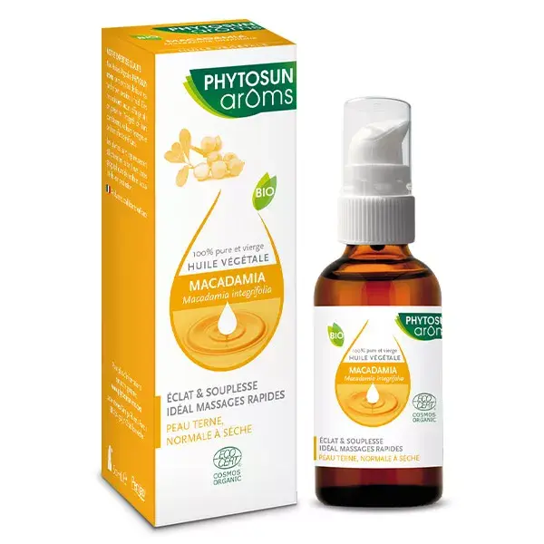 Óleo de Macadâmia Orgânico Phytosun Arôms 50ml