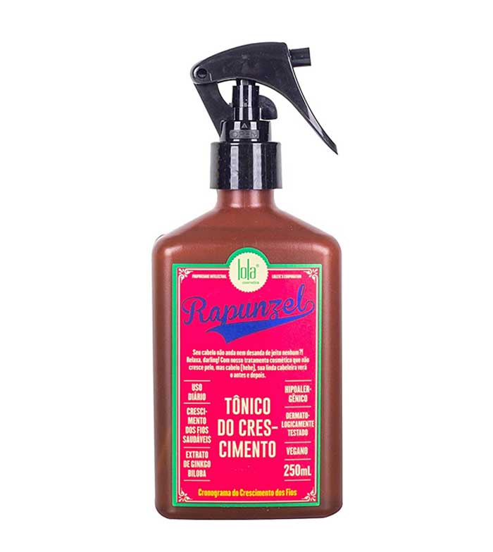 Lola Cosmetics - Spray para cabelo estimulante do crescimento de Rapunzel
