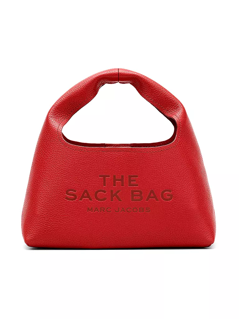 MARC JACOBS Ledertasche - Henkeltasche THE MINI SACK  rot