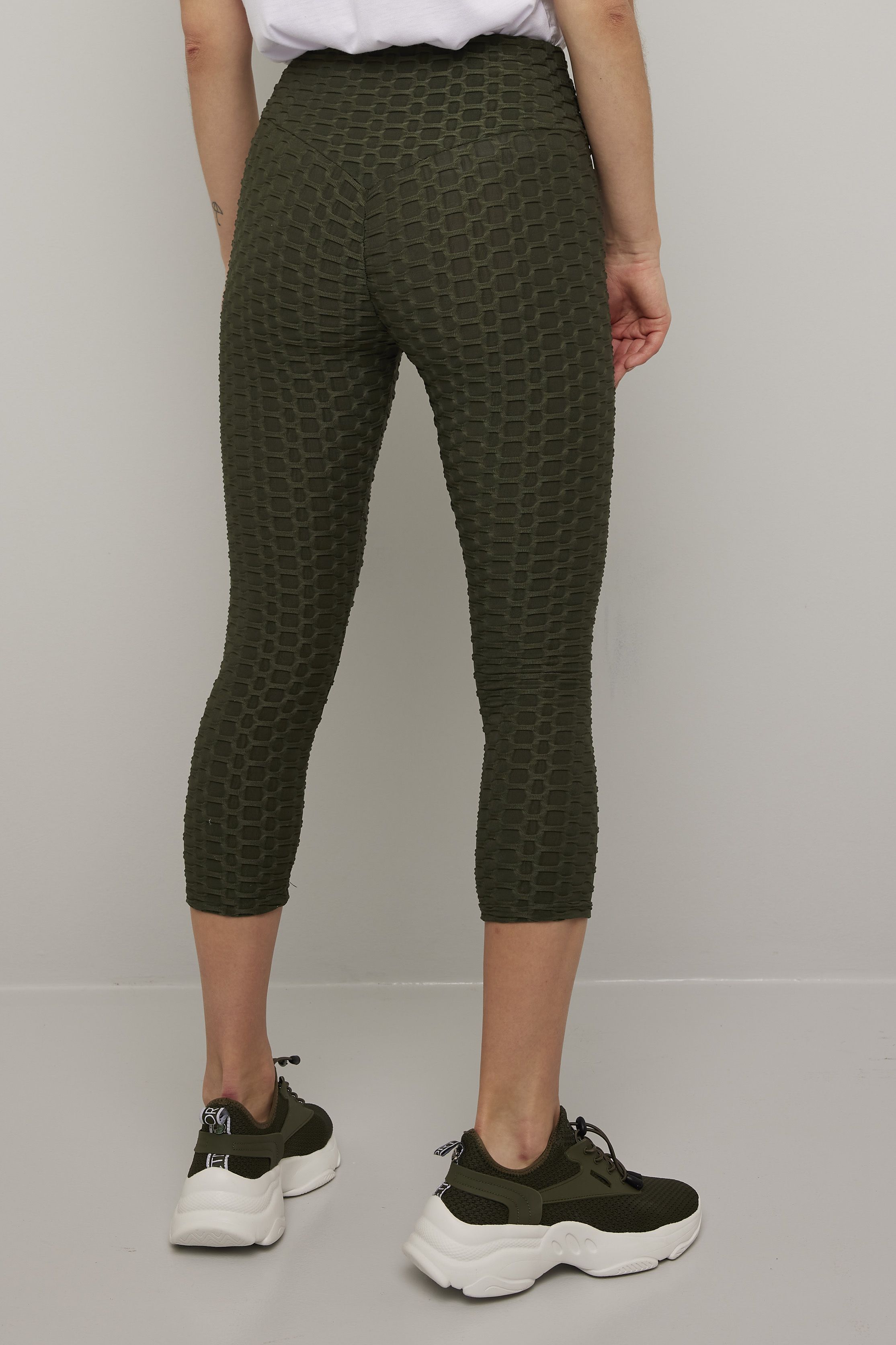 Oceana capri leggings med mønster