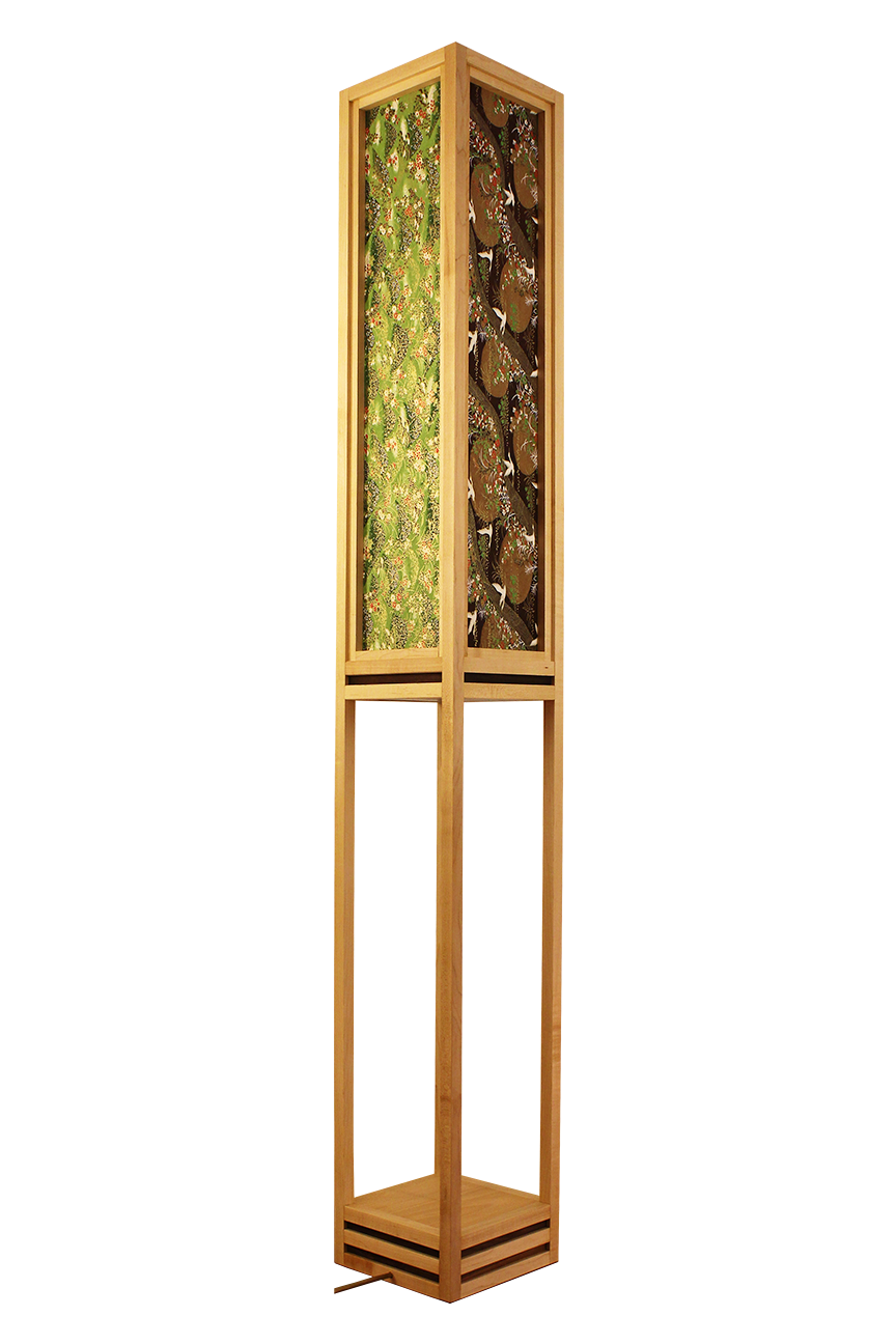 Vloerlamp Ginza maple