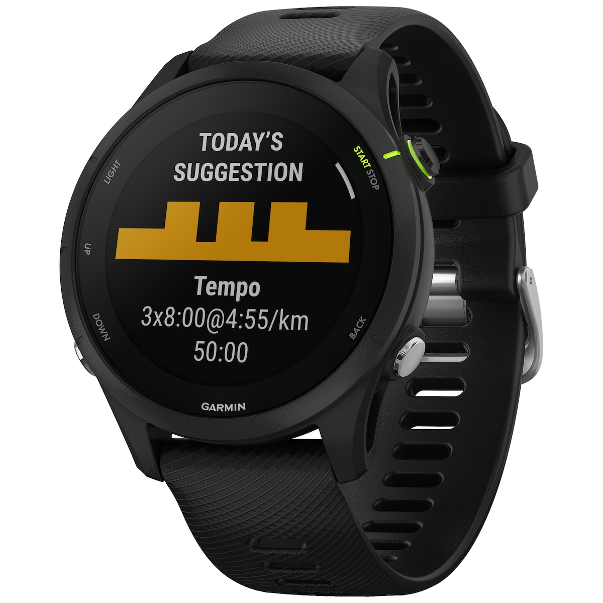 Garmin Forerunner 255 Music sportsklokke (sort)