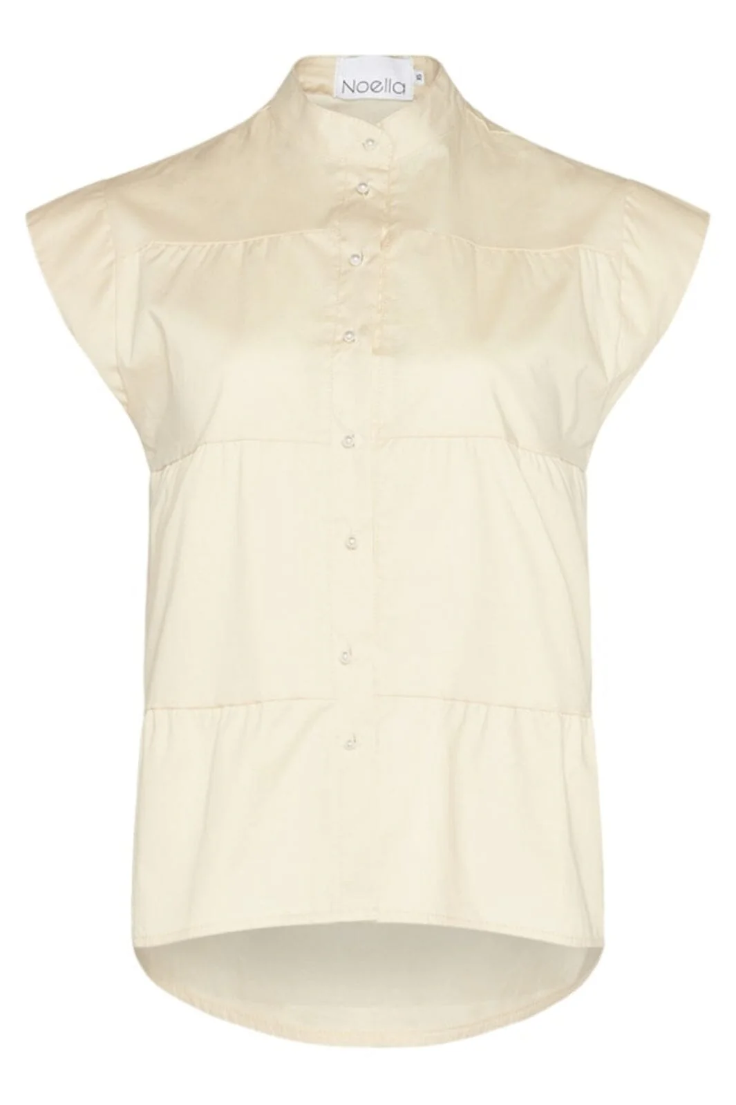 Noella Kiki Ss Pearl Shirt Cotton Poplin