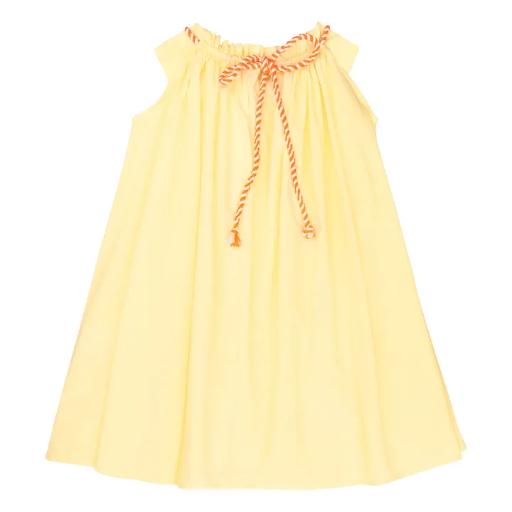 Bonnie & The Gang Robe Dottie Coton Bio | Jaune