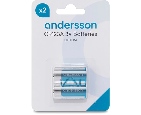 Andersson CR123A Lithium 2-pcs