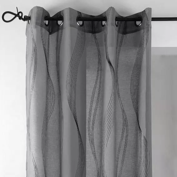 Voilage œillets (135 x 240 cm) Essaouira Anthracite
